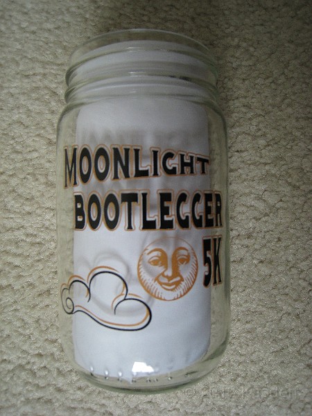 2016-05 Moonlight Bootlegger 5K 029.JPG - 2016-05 Moonlight Bootlegger 5K race in the dark. A night race using headlight.